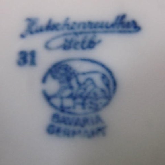 Hutschenreuther gelb bavaria Germany Blue Onion China Replacements Blue plates - Picture 5 of 5